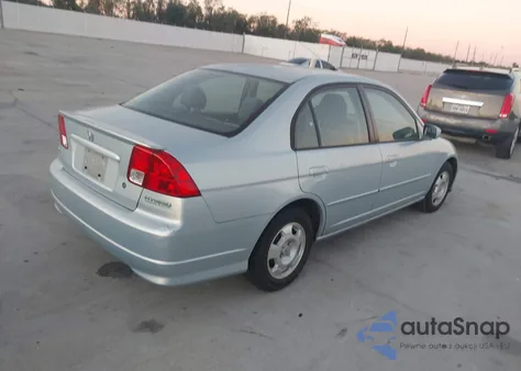 2005 Honda Civic Hybrid from USA, damaged, VIN JHMES96635S000858